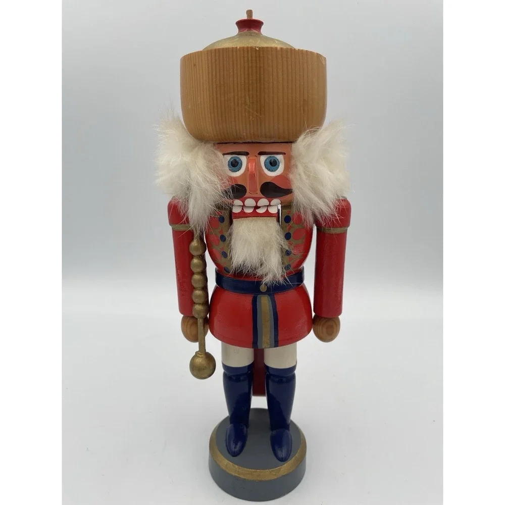 VTG German Original Nutcracker Erzgebirge Christmas Soldier Guard 10
